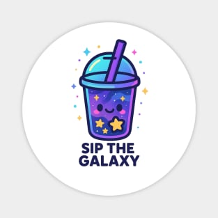 Sip the Galaxy – Cosmo Bites Kawaii Cosmic Drink Design Magnet